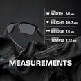 thumbnail image 5 of Oakley OO9367 Drop Point Rectangle Shaped Non-Polarized Sunglasses for Men - Includes Official Eyewear Kit - Matte Black Frame with Grey Lens, 5 of 7