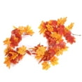 thumbnail image 1 of Domqga Fall Maple Leaf Garland, Fake Leaf Plants Vine Ivy Red Maple For DIY Garlands For Home Decoration, 1 of 8