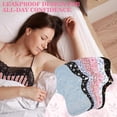 thumbnail image 6 of 7 in 1 Reusable Menstrual Pads, 13 x 7.5 inch Washable Overnight Cloth Panty Liners, Bamboo Cloth Large Sanitary Pads for Heavy Flow with Wet Bag - XL, 6 of 7