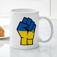 thumbnail image 3 of CafePress - Stand With Ukraine Mugs - 11 oz Ceramic Mug - Novelty Coffee Tea Cup, 3 of 4