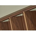 thumbnail image 4 of Homestyle Echo PVC Folding Door fits 36" x 80" Chestnut, 4 of 6