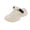 Beige, variant on Womens Mens Clogs with Arch Support and Back Straps Comfortable Cushion Footbed Orthopedic Slip on Walking Slippers for Plantar Fasciitis Eva Garden Shoes Grey Size 9.5