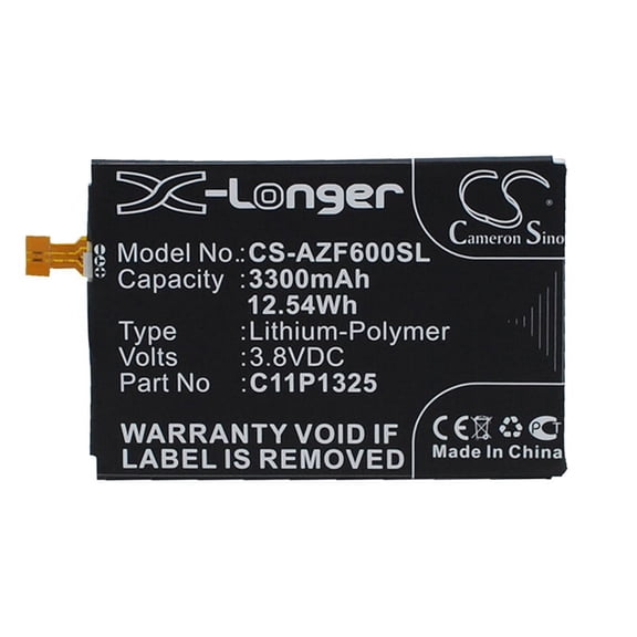 3300mAh C11P1325 Battery for Asus Z6 A600CG ZenFone 6 A600 T00G