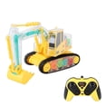 thumbnail image 2 of Vehículos de construcción RC, excavadora con mando a distancia de 2,4 GHz, modelo de excavadora RC, juguete de excavadora RC iluminado, características mejoradas, 2 of 8