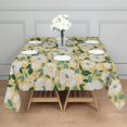 thumbnail image 3 of Pioneer Flower Floral Print Pattern Square Tablecloth,Waterproof Square Table Cover,Wipeable Spillproof Washable Table Cover for Home Kitchen Party Decor 42"X42"(107x107cm), 3 of 6