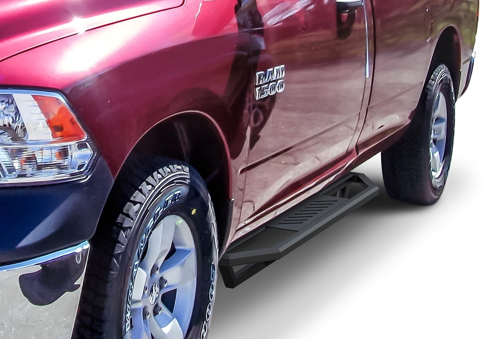 APS 6.5in Side Armor Stainless Steel Running Boards Compatible with Dodge Ram 1500 2009-2018 Regular Cab & Ram 2500 3500 2010-2026 (Nerf Bars Side Steps Side Bars)