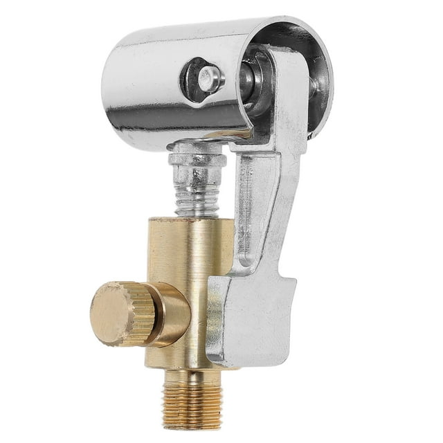 SHISUYAN Tire Air Chuck With Clip Adapter Copper Locking Tire Inflator Nozzle Adapter Connect No Leakage Tire Chuck For Vehicle Inflator Compressor Pump Connect Accessories Tool
