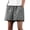 B04 Gray, variant on Axiiglly Bermuda Shorts for Women Striped Cotton Linen Elastic Waist Summer Casual Shorts with Pockets, S-3XL