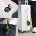 thumbnail image 6 of Frog 2pcs PU Leather Round Bag Tags Suitcase Handbag Tags with Privacy Cover and Name ID Tag for Travel Luggage, Handbags, Backpacks, School Bags, 6 of 6