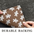 thumbnail image 6 of Brown Christmas Gingerbread Pattern Door Rugs,Washable Non Slip Door Mats Indoor,Decorative Door Mats,Entry Mat Indoor for Entrance,Bedroom,Kitchen,Bathroom,16"x47", 6 of 6
