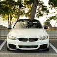 thumbnail image 3 of 4PCS Car Front Bumper Lip Body Kit Spoiler Splitter ABS Bumper Canard Lip Splitter For BMW F32 F33 F36 M-Tech 4-Series 2014-2020, 3 of 7