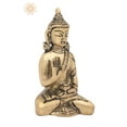 thumbnail image 3 of 3" Lord Buddha Idol | Buddha Shakyamuni Brass Statue | Home Decor Items, 3 of 3