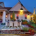 YEOLEH Outdoor Patio Lights Waterproof,52Ft 16LED Similar Edison String