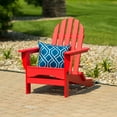 thumbnail image 5 of DuroGreen Folding Adirondack Chair With Ottoman, Made With All-Weather Tangent Lumber, Oversized, High End Patio Furniture for Porch, Lawn, Deck, or Fire Pit, No Maintenance, , Bright Red, 5 of 7