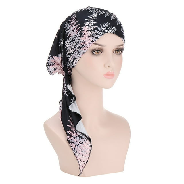 Bonnet Extensible pour Femmes Turban Foulard pour Perte de Cheveux et Cancer