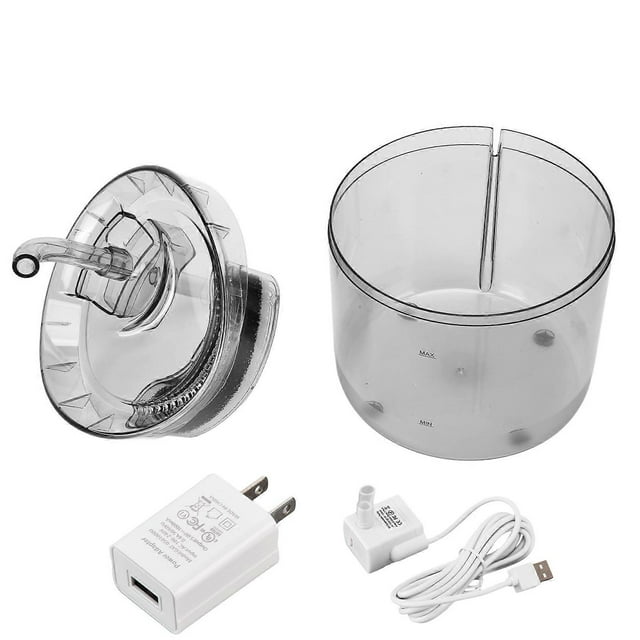 Pet Water Fountain 61oz/1.8L Automatic Silent Cat Drinking Water Dispenser with 2 Working Modes US Plug 100‑240V