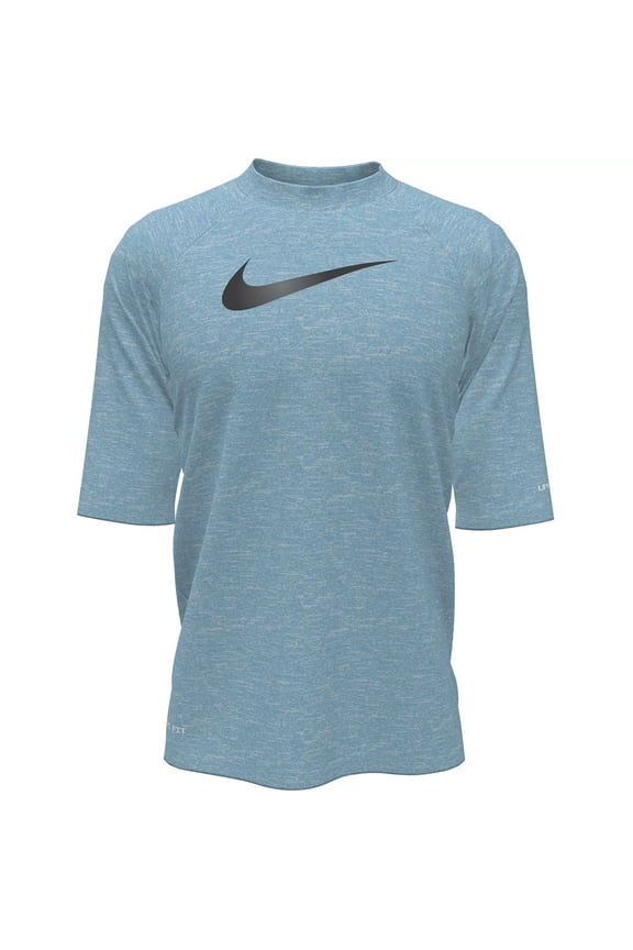 Boys' Heather Hydro Half Sleeve Rash Guard