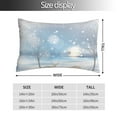 thumbnail image 4 of Disketp Pillow Covers Christmas Deer Pattern Throw Pillow Case Cushion Covers,Cushion For Bedroom,Couch,Home-14"X20", 4 of 9