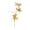 Gold, variant on Glitter Butterfly Christmas Pick for Floral Arrangements, 23.6 Inch 3D Butterfly Spray Branch, for Xmas Tree Sticks Table Centerpieces Vase Fillers DIY Garland Wreath Crafts,1 Pack