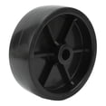 thumbnail image 2 of Rueda de gato de remolque de 6 pulgadas, capacidad de carga de 1200LB, rueda de gato resistente a altas temperaturas para carros RV, 2 of 12