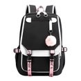 thumbnail image 1 of Mochila JiaYou Teenage Girls Middle School 21L, color blanco y negro, 1 of 8