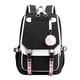 thumbnail image 1 of Mochila JiaYou Teenage Girls Middle School 21L, color blanco y negro, 1 of 8