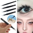 thumbnail image 3 of RYGRZJ 4 Pcs Pinces à Extensions de Cils, Pinces à Extensions de Cils en Acier Inoxydable Haute Précision, Pinces à Pointe Droite, Pinces à Cils Professionnelles pour Extensions de Cils, 3 of 5