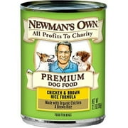 Newman's Own Chicken & Brown Rice Formula Wet Cat Food Case of 24, 5.5 oz