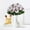 White, variant on Rvkxad Artificial Flowers, Realistic Imitation Flower Bouquet for Home Decor, Wedding Handheld Flower Wall Decoration, Vibrant Lifelike Silk Flowers for Centerpieces Vase Party Garden Office