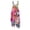 #05Hot Pink, variant on Boho Linen Jumpsuits for Women Floral Baggy Bib Patchwork Gardening Overalls Summer Casual Vintage Hippie Clothes Pink XL