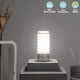 thumbnail image 2 of Bombilla LED E27, bombilla de maíz E27 6000K blanco frío brillante CA 230V E27 utilizada en lámpara colgante de maíz LED 5PCS [nivel de energía A++], 2 of 5