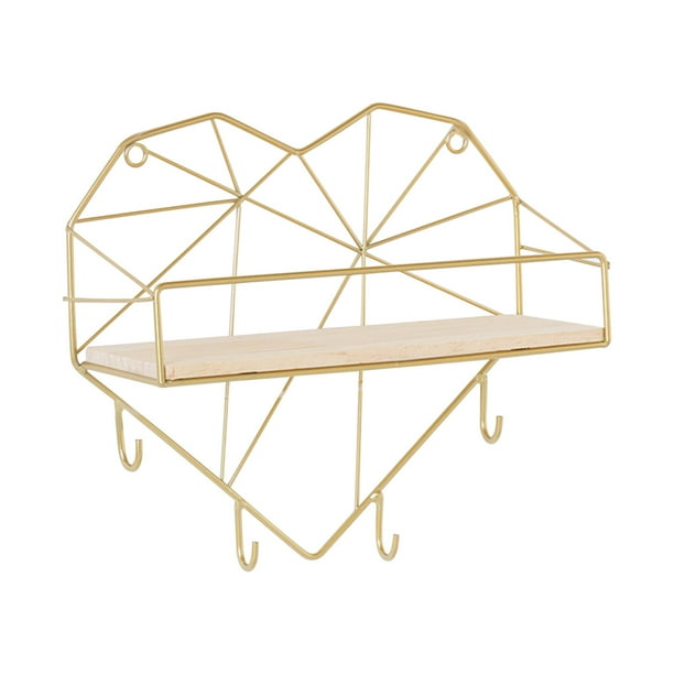 Ganchos para colgar, creativos, multifuncionales, de malla de hierro, para estante de pared, para decoración de pared de sala de estar, estante de almacenamiento de pared.