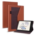 thumbnail image 1 of SaniMore Wallet Case for Kindle Paperwhite 11th Generation 6.8" 2021, PU Leather Magnetic Closure Cover Support Pencil Holder Card Slot & Kickstand Full Body Protective Shell, Brown, 1 of 6