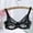 Black, variant on Daily Women's Bra White Cotton Full Cup Underwire T shirt Sleeping Cozy Lace Unpadded Bras,38