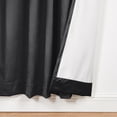 thumbnail image 4 of SUN+BLK 52" x 84" 2-Pack Velvet Total Blackout Curtain Set, Black, 4 of 10