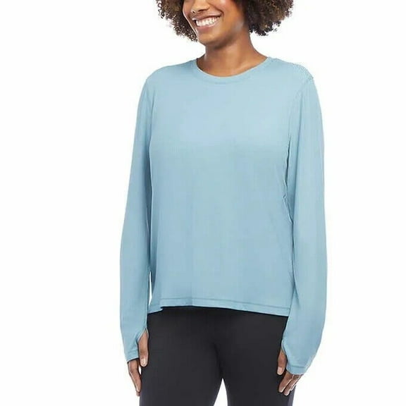 Danskin Women's Ultimate Rib Long Sleeve Top Size XXL