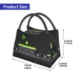 thumbnail image 3 of Lsque Geometry Dash Pattern Portable Insulation Lunch Bag, Insulated Food Delivery Bag, Meal Grocery Tote Insulation Bag Large Capacity Reusable Warming Bag, 3 of 9