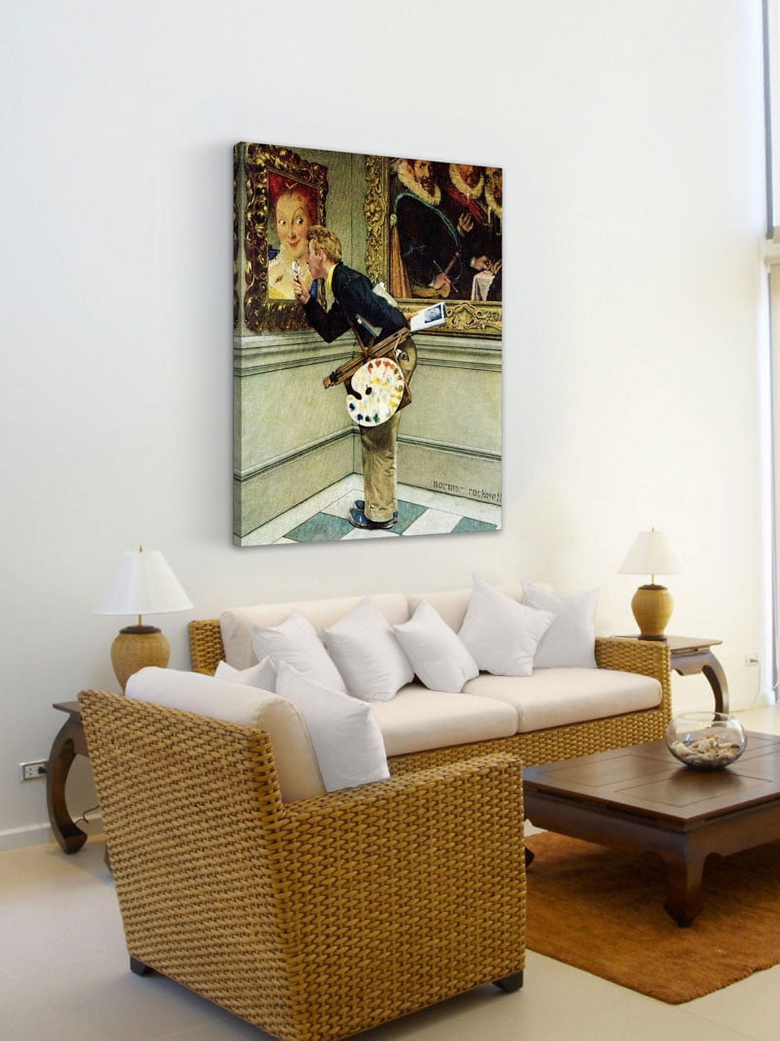 Marmont Hill "Art Critic" by Norman Rockwell Painting Print on Canvas