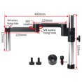 thumbnail image 4 of Hayear Heavy Duty Boom Metal Table Stand, 76mm Holder Universal Large Tripod for Industrial Stereo Microsocpe Soldering PCB Repair,Black,Only one Stand, 4 of 6