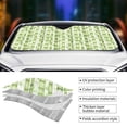 thumbnail image 3 of Kdxio Bamboo Stems And Leaves Print Front Windshield Sun Shade,Folding Auto Sunshade for Car Truck SUV-Medium, 3 of 5