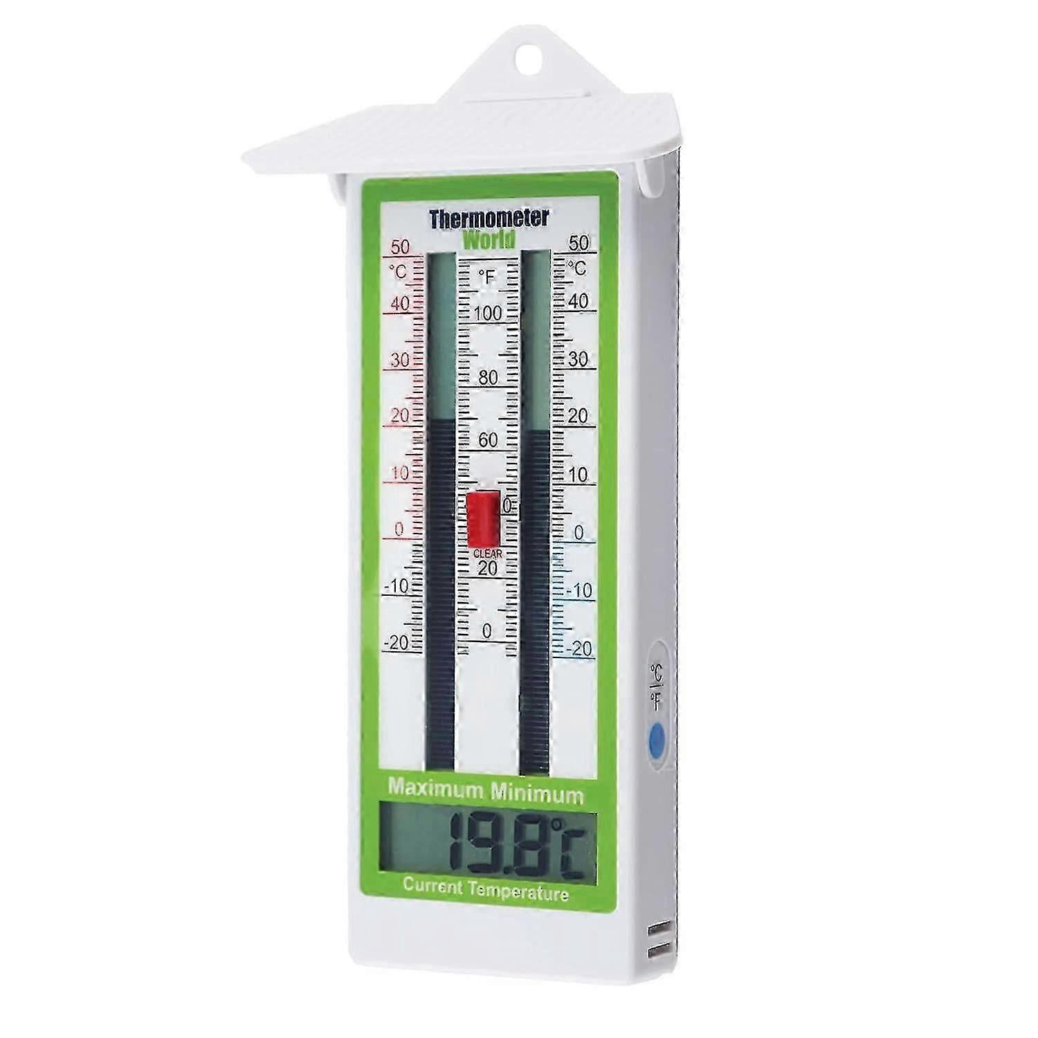 Digital Max Min Greenhouse Thermometer Room Temperature - Classic Max ...