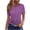Purple a2, variant on jobturf Summer Tops for Women Going Out Crew Neck Striped Shirt Casual Loose Fit Short Sleeve Shirts Basic Tees Beach Outfits S-XXL