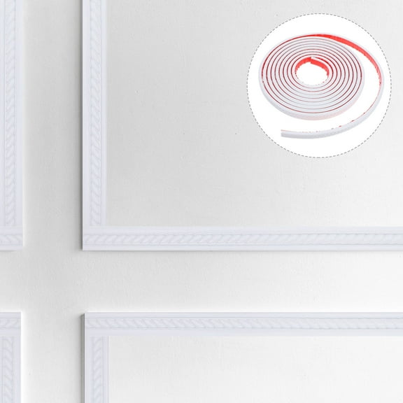 Masteelf  Peel and Stick Wall Molding Flexible Trim Self-adhesive Decorative