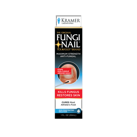 The Original Fungi Nail Toe & Foot Brand Maximum Strength Anti-Fungal Solution 1 fl. oz. (Best Over The Counter Foot Fungus Medicine)