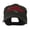Black, variant on Happy Halloween with Bats Embroidered Cap - Red OSFM