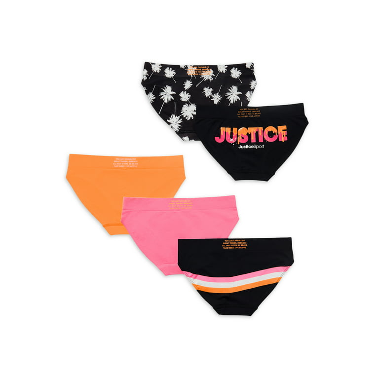 Sporty Bikini Underwear (Pack of 6) - Just Love Fashion