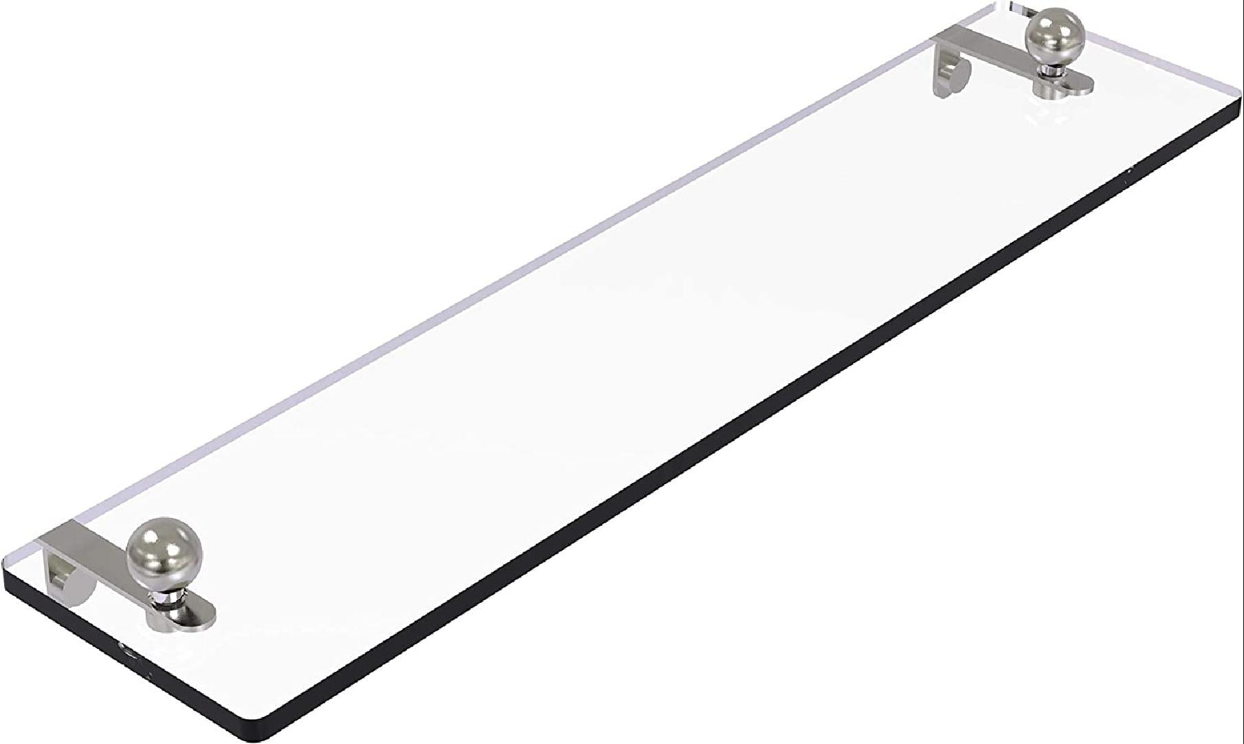 Beveled glass shelf for dresser