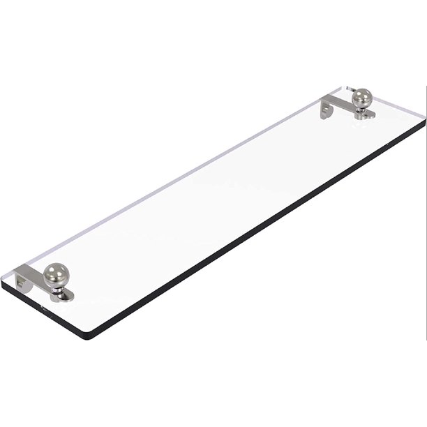 Beveled glass shelf for dresser