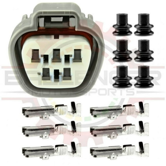 Ballenger Motorsports - 5 Way Connector Plug Kit Compatible with NTK AFRM (Harness Side)
