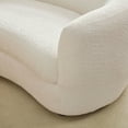 thumbnail image 4 of Kevinplus 6 Seat Oversized Curved Sectional Sofa, Mid-century Style Couch with 5 Pillows, Beige Boucle Fabric, 4 of 13